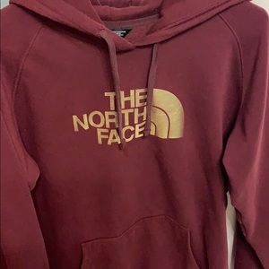 Maroon North Face hoodie!